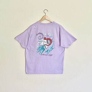 Vintage 90s Goatfeathers Restaurant & Market Santa Rosa Beach FL T Shirt Adult L